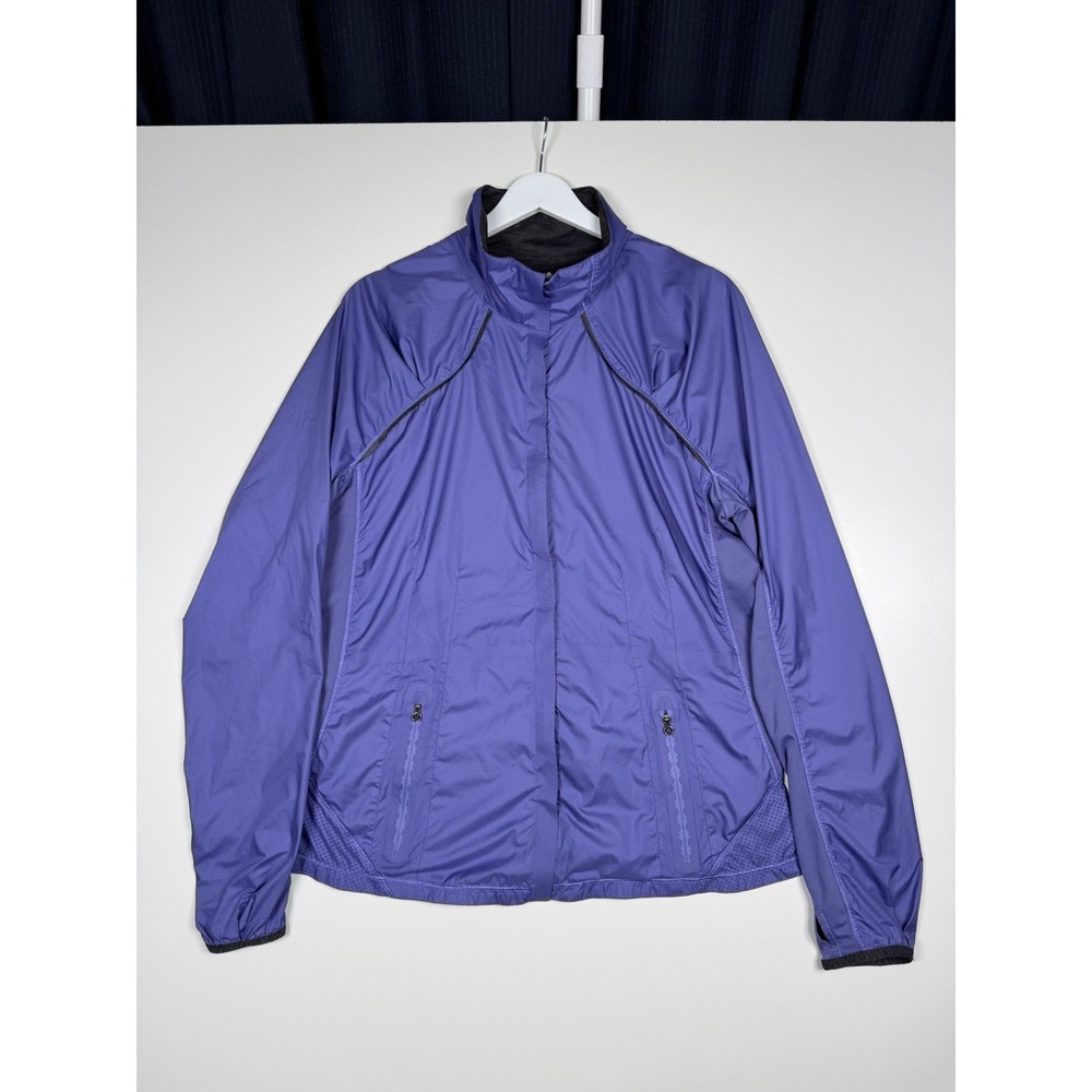 LULULEMON Run Essential Windbreaker Jacket Full Zip Persian Purple - Women's 12